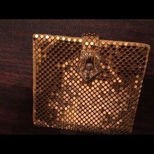 Vintage gold mesh wallet